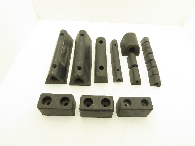 Rubber Loading Dock Bumper Hollow Solid Mixed Size Lot of 17 *READ*