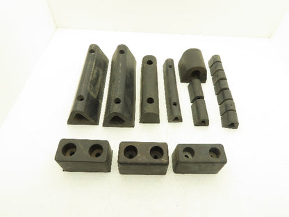 Rubber Loading Dock Bumper Hollow Solid Mixed Size Lot of 17 *READ*