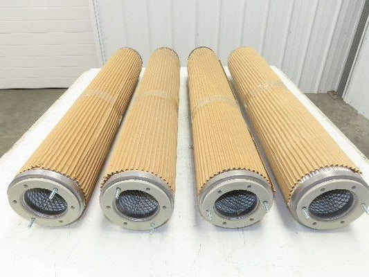 Flex-Kleen B60430 Compact Pleated Filter 36" Replacement Cartridge Lot of 4