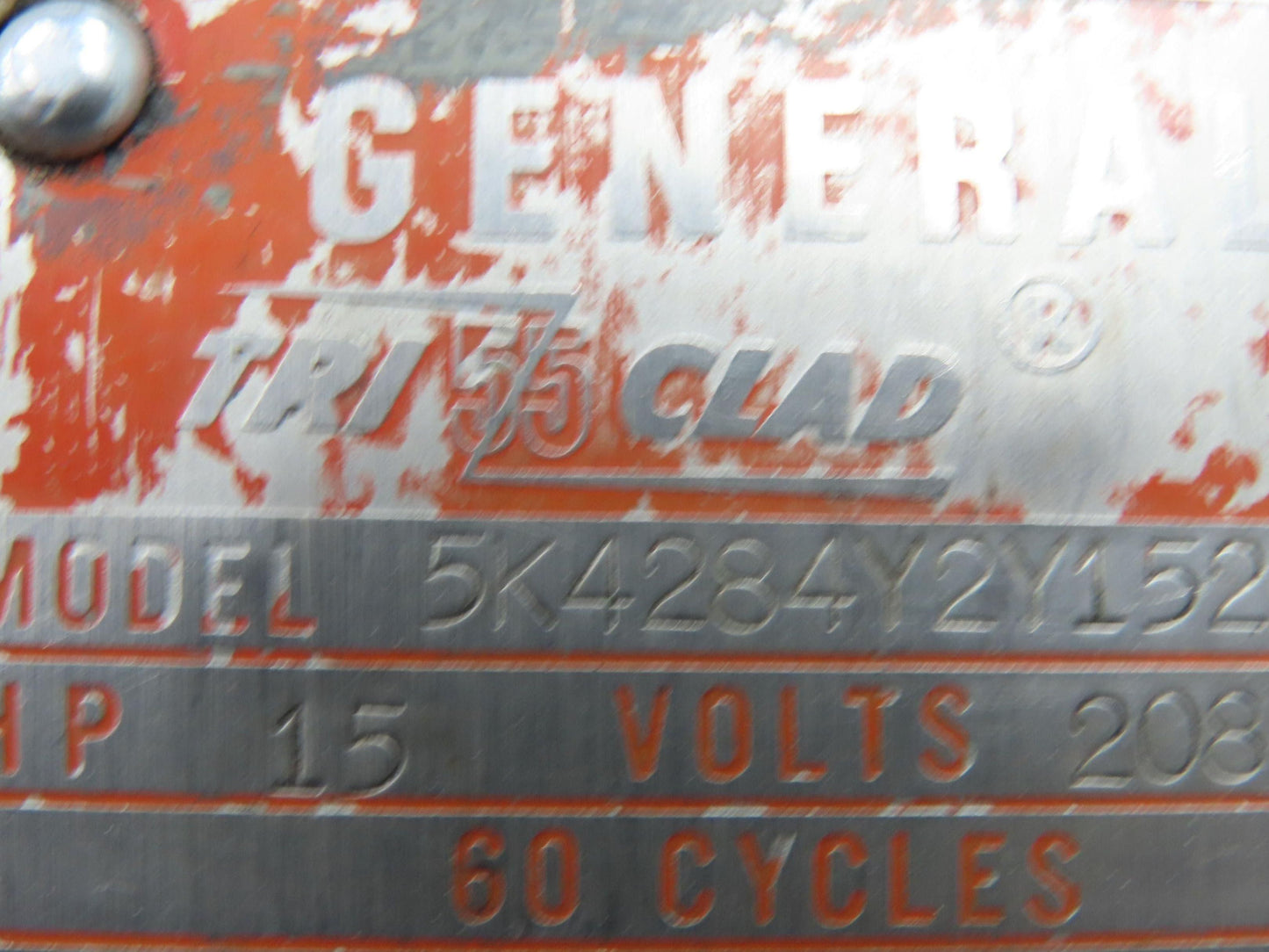 General Electric 5K4284Y2Y152 AC Motor 3PH 220/440V 15HP 1760RPM 284UD Frame