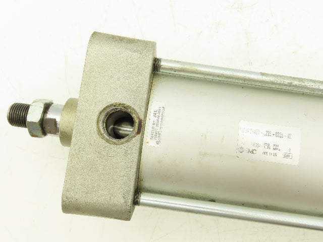 SMC NCDA1B400-0225+0225-XC  2-Stage Pneumatic Air Cylinder 4" Bore 4.5" Stroke