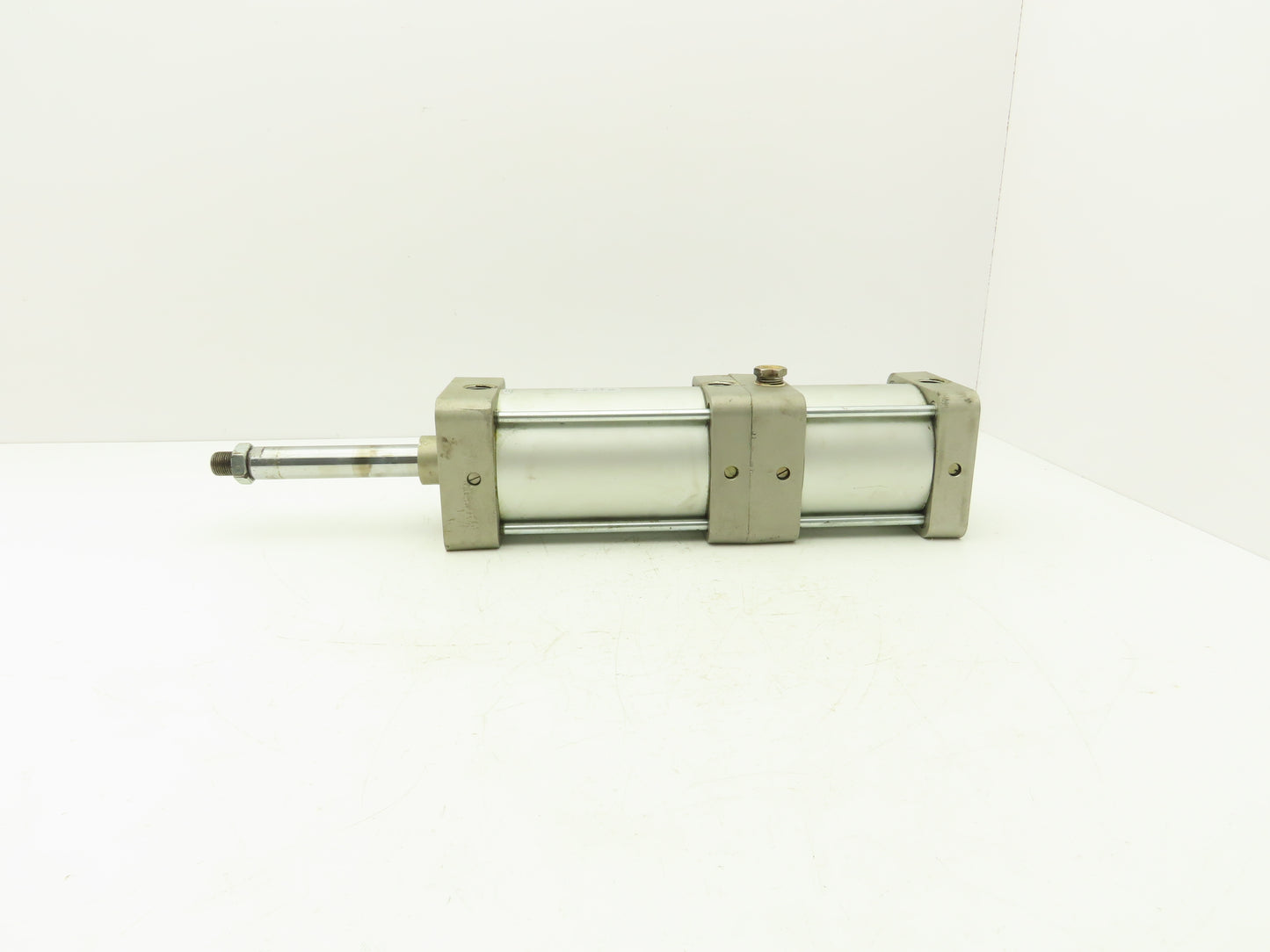 SMC NCDA1B400-0225+0225-XC  2-Stage Pneumatic Air Cylinder 4" Bore 4.5" Stroke