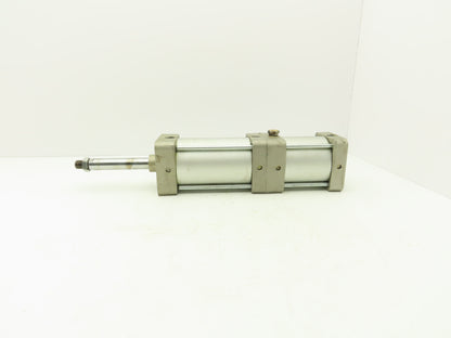 SMC NCDA1B400-0225+0225-XC  2-Stage Pneumatic Air Cylinder 4" Bore 4.5" Stroke