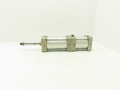 SMC NCDA1B400-0225+0225-XC  2-Stage Pneumatic Air Cylinder 4" Bore 4.5" Stroke