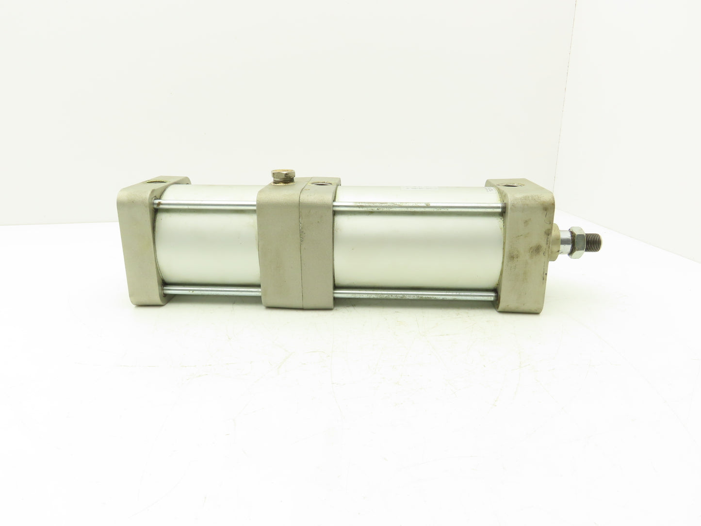 SMC NCDA1B400-0225+0225-XC  2-Stage Pneumatic Air Cylinder 4" Bore 4.5" Stroke
