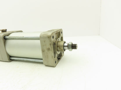 SMC NCDA1B400-0225+0225-XC  2-Stage Pneumatic Air Cylinder 4" Bore 4.5" Stroke