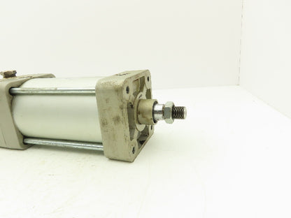 SMC NCDA1B400-0225+0225-XC  2-Stage Pneumatic Air Cylinder 4" Bore 4.5" Stroke
