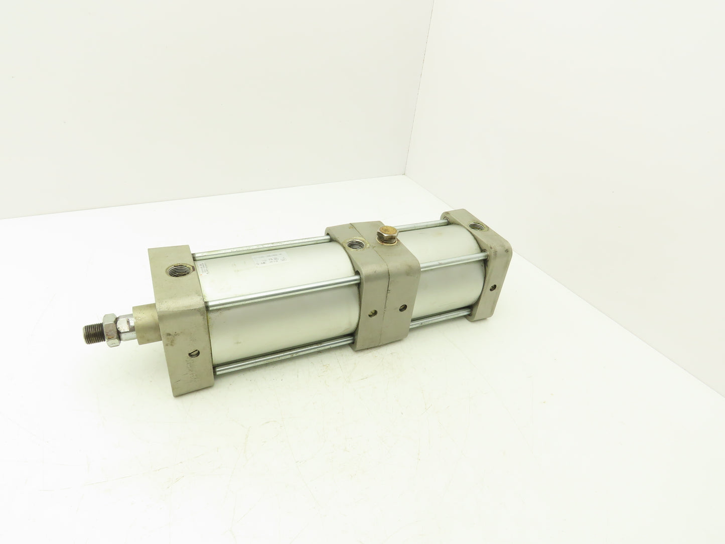 SMC NCDA1B400-0225+0225-XC  2-Stage Pneumatic Air Cylinder 4" Bore 4.5" Stroke