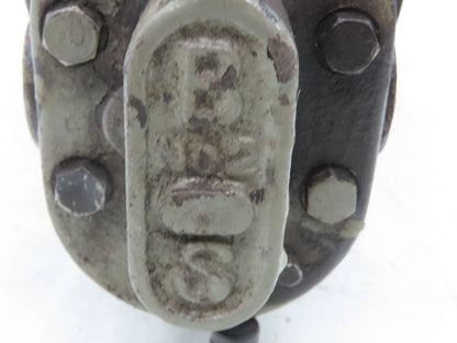 Brown & Sharp No2 Gear Pump 1/2" NPT Vintage Delco Motor 3PH 220/440V 1/2HP