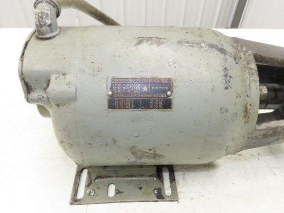 Brown & Sharp No2 Gear Pump 1/2" NPT Vintage Delco Motor 3PH 220/440V 1/2HP