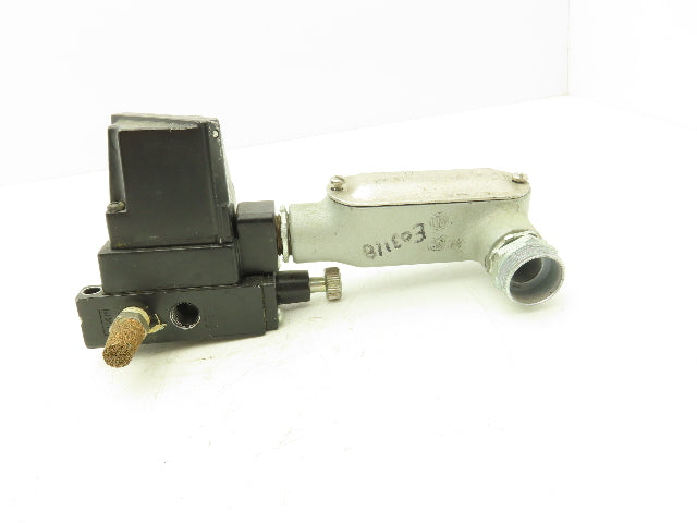 Parker GG20025B22M05 Pneumatic Solenoid Control Valve 24VDC 1/4" NPT