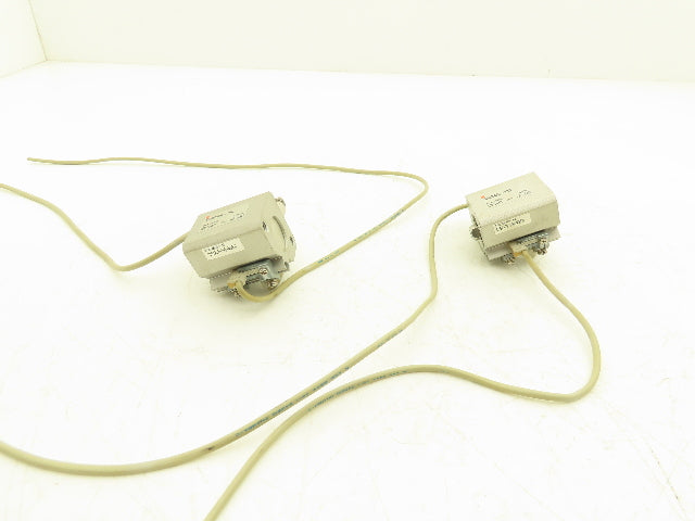 SMC CDQ2A20-10D-M9BVL Pneumatic Cylinder 20mm Bore 10mm Stroke 145 PSI Lot of 2