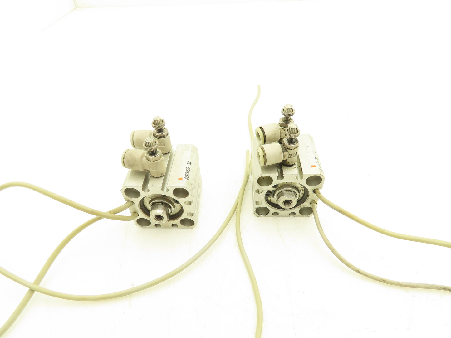 SMC CDQSB25-5D-M9BVLS Pneumatic Air Cylinder 25mm Bore 5mm Stroke 145PSI Lot of2