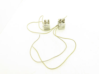 SMC CDQSB25-5D-M9BVLS Pneumatic Air Cylinder 25mm Bore 5mm Stroke 145PSI Lot of2