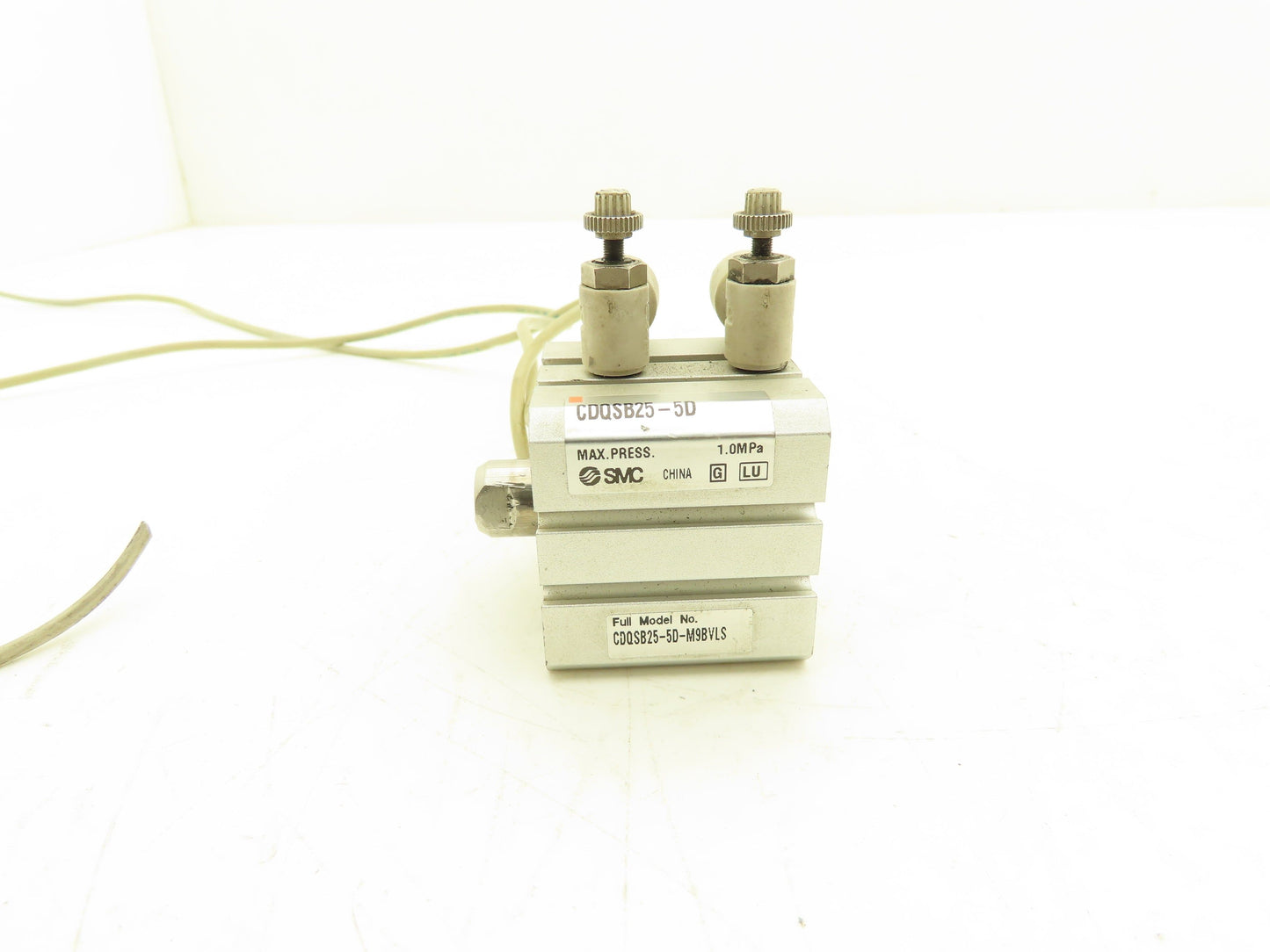 SMC CDQSB25-5D-M9BVLS Pneumatic Air Cylinder 25mm Bore 5mm Stroke 145PSI Lot of2