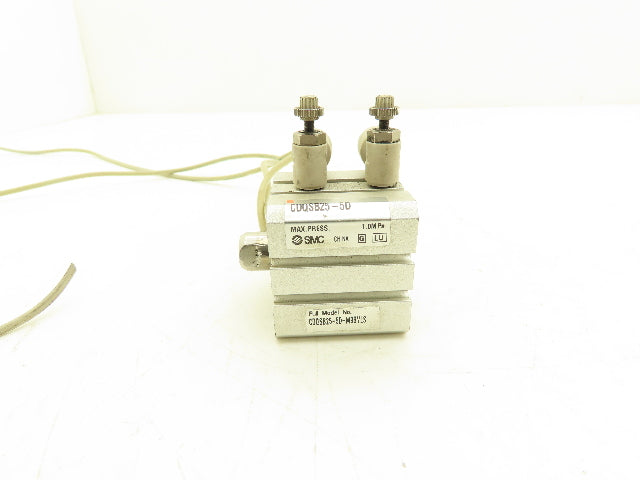 SMC CDQSB25-5D-M9BVLS Pneumatic Air Cylinder 25mm Bore 5mm Stroke 145PSI Lot of2
