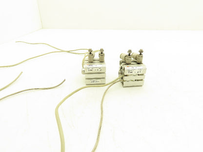 SMC CDQSB25-5D-M9BVLS Pneumatic Air Cylinder 25mm Bore 5mm Stroke 145PSI Lot of2