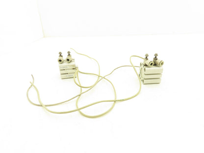 SMC CDQSB25-5D-M9BVLS Pneumatic Air Cylinder 25mm Bore 5mm Stroke 145PSI Lot of2