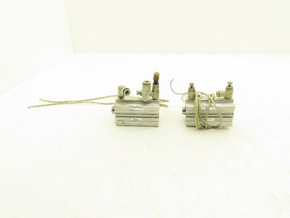 SMC CDQ2A32-50D-M9BL Pneumatic Air Cylinder 32mm Bore 50mm Stroke 145PSI Lot of2