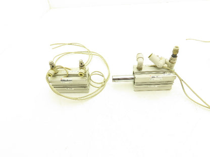 SMC CDQ2A32-50D-M9BL Pneumatic Air Cylinder 32mm Bore 50mm Stroke 145PSI Lot of2