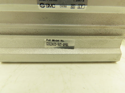 SMC CDQ2A32-50D-M9BL Pneumatic Air Cylinder 32mm Bore 50mm Stroke 145PSI Lot of2