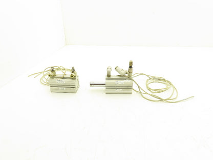 SMC CDQ2A32-50D-M9BL Pneumatic Air Cylinder 32mm Bore 50mm Stroke 145PSI Lot of2