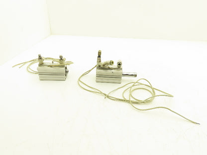 SMC CDQ2A32-50D-M9BL Pneumatic Air Cylinder 32mm Bore 50mm Stroke 145PSI Lot of2