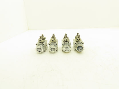 SMC RSDQA32-15DK-M9BL Pneumatic Air Cylinder 32mm Bore 15mm Stroke Lot of 4