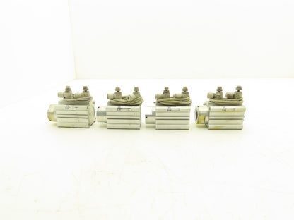SMC RSDQA32-15DK-M9BL Pneumatic Air Cylinder 32mm Bore 15mm Stroke Lot of 4