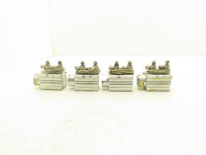SMC RSDQA32-15DK-M9BL Pneumatic Air Cylinder 32mm Bore 15mm Stroke Lot of 4