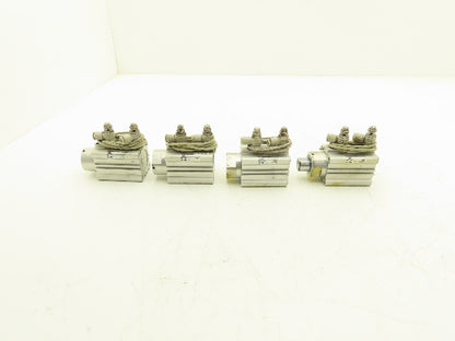 SMC RSDQA32-15DK-M9BL Pneumatic Air Cylinder 32mm Bore 15mm Stroke Lot of 4