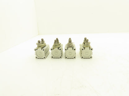 SMC RSDQA32-15DK-M9BL Pneumatic Air Cylinder 32mm Bore 15mm Stroke Lot of 4