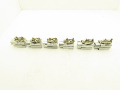 SMC RSDQB40-20DK-M9BVL Pneumatic Air Cylinder 40mm Bore 20mm Stroke Lot of 6