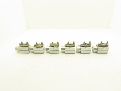 SMC RSDQB40-20DK-M9BVL Pneumatic Air Cylinder 40mm Bore 20mm Stroke Lot of 6