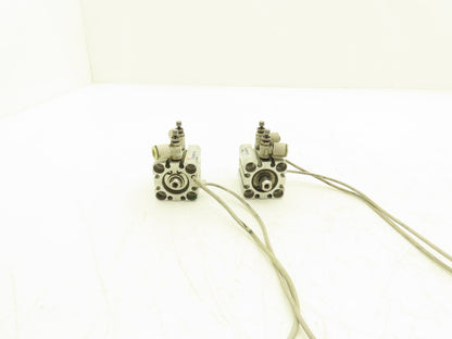 SMC CDQSWB20-5D-M9BVL Pneumatic Air Cylinder Double End 5mm Stroke Lot of 2