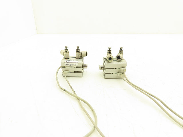SMC CDQSWB20-5D-M9BVL Pneumatic Air Cylinder Double End 5mm Stroke Lot of 2