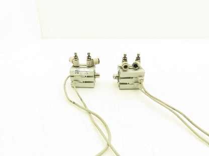 SMC CDQSWB20-5D-M9BVL Pneumatic Air Cylinder Double End 5mm Stroke Lot of 2