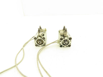 SMC CDQSWB20-5D-M9BVL Pneumatic Air Cylinder Double End 5mm Stroke Lot of 2