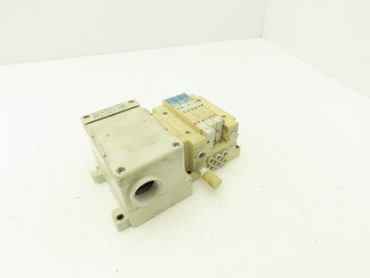 SMC SY3100/SY3300 3-Station Pneumatic Manifold 5/2, 5/3 Solenoid Valves 24VDC