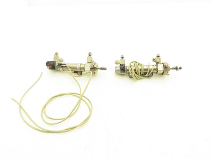 SMC CDBM2U20-50-HL-M9BL Pneumatic Air Cylinder 20mm Bore 50mm Stroke Lot of 2