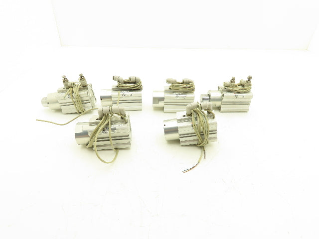 SMC RSDQ*40-20DK Pneumatic Air Cylinder 40mm Bore 20mm Stroke Lot of 6 *READ*