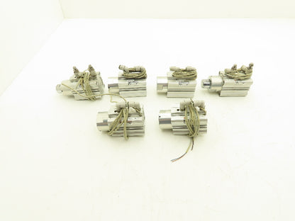 SMC RSDQ*40-20DK Pneumatic Air Cylinder 40mm Bore 20mm Stroke Lot of 6 *READ*