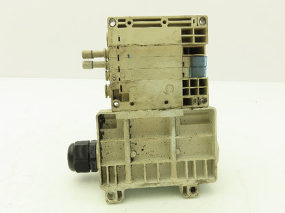 SMC SY3200-5UD1  3-Station Pneumatic Manifold 5/2 Solenoid Valves 24VDC