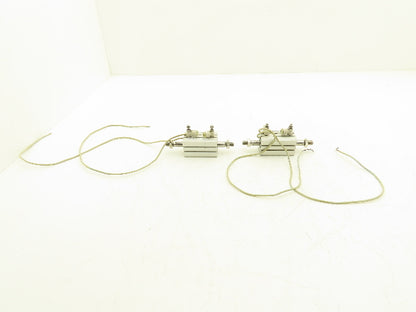 SMC CDQSWB25-30DM-M9BL Pneumatic Air Cylinder Double End 5mm Stroke Lot of 2
