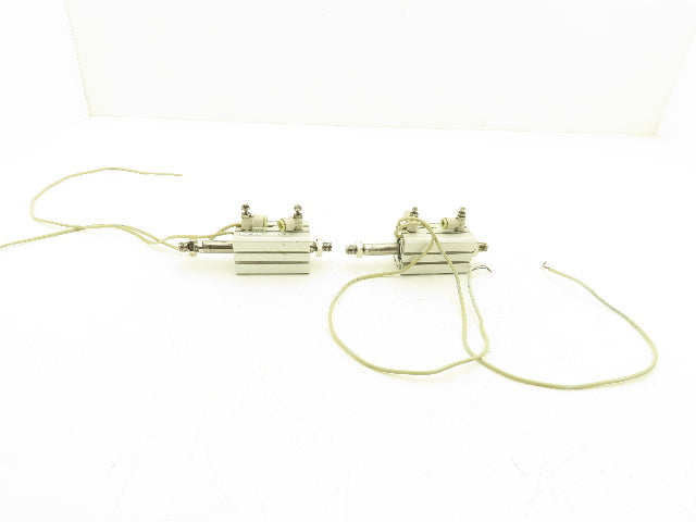 SMC CDQSWB25-30DM-M9BL Pneumatic Air Cylinder Double End 5mm Stroke Lot of 2