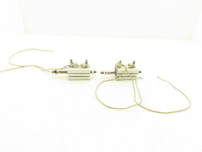 SMC CDQSWB25-30DM-M9BL Pneumatic Air Cylinder Double End 5mm Stroke Lot of 2