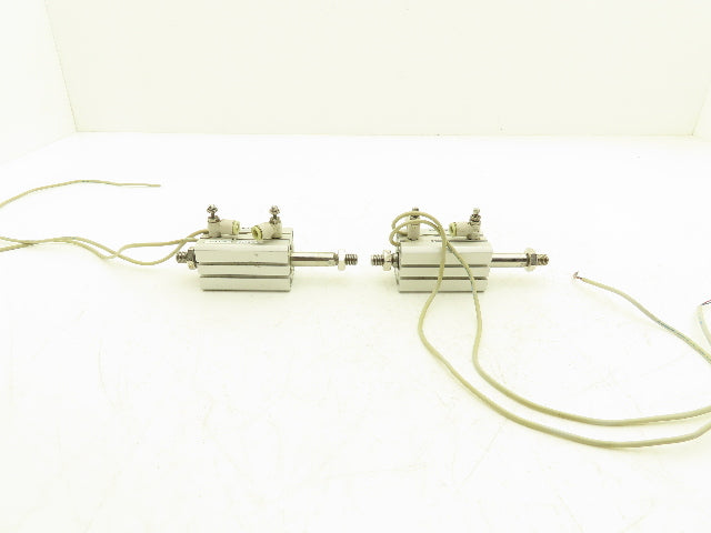 SMC CDQSWB25-30DM-M9BL Pneumatic Air Cylinder Double End 5mm Stroke Lot of 2