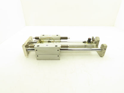 SMC MGGLB40-250-HL-M9BL Guided Air Cylinder 40mm Bore 220mm Stroke 145 PSI