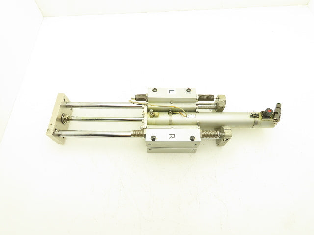 SMC MGGLB40-250-HL-M9BL Guided Air Cylinder 40mm Bore 220mm Stroke 145 PSI