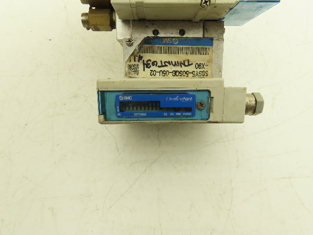 SMC EX260-SDN4 Devicenet Fieldbus 5-Station Solenoid Valve Manifold SY5200-5UD1